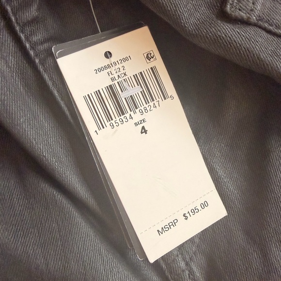 Lauren Ralph Lauren Coated High Waist Straight Leg Ankle Jeans 4 - Picture 6 of 8